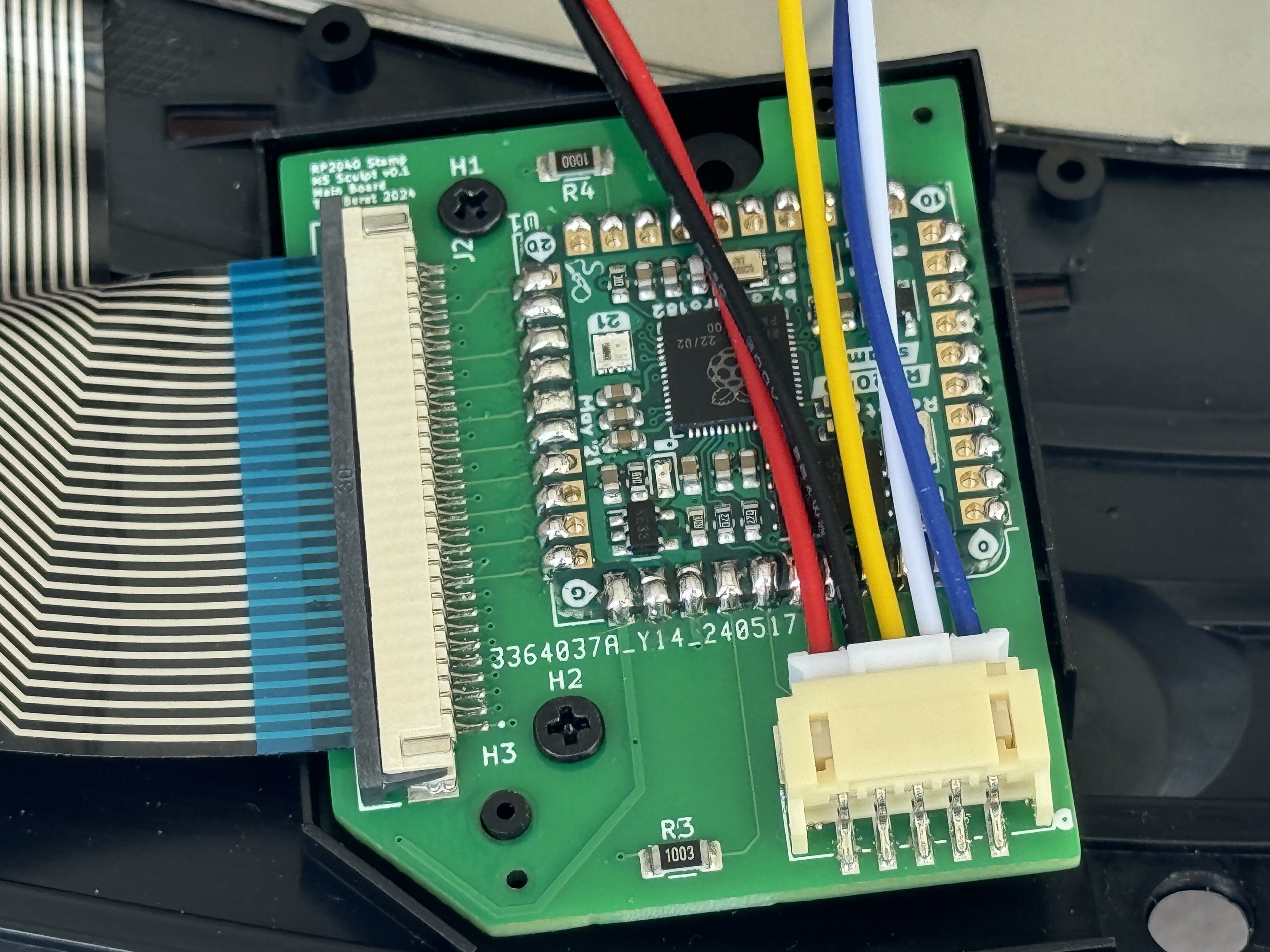 Assembled PCB Installed onto Enclosure