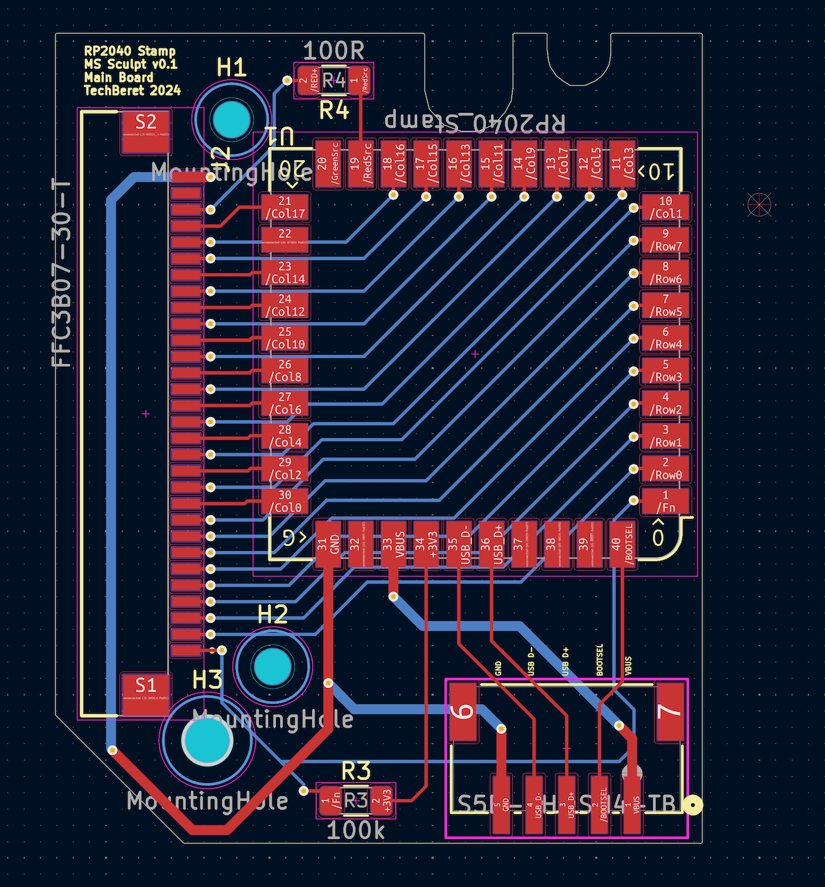 Final primary board layout